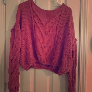 Cropped sweater